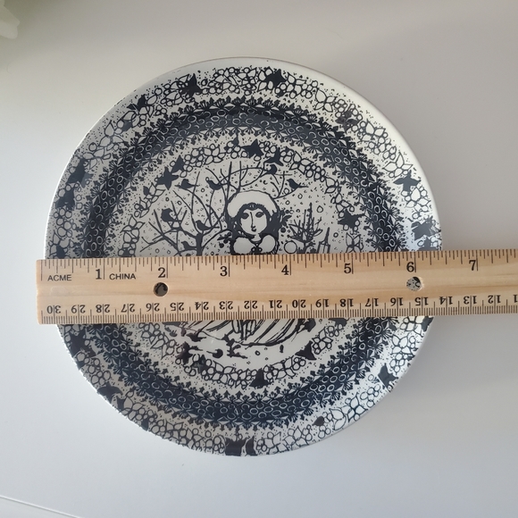 Bjorn Wiinblad - The Seasons 6.5 Inch Decorative Plate - Picture 4 of 7